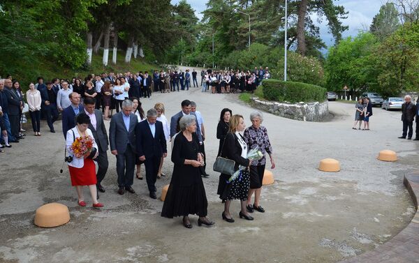 Открытие мемориала в память о жертвах Кавказской войны в Гудауте - Sputnik Аҧсны