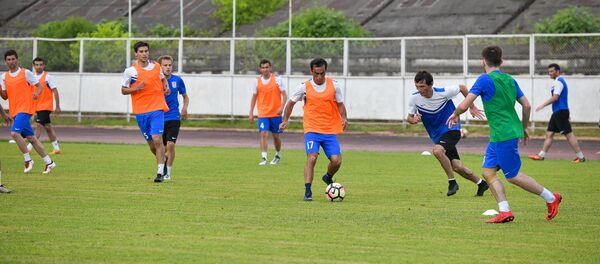 Тренировка Сборной Абхазии по футболу Тренировка Сборной Абхазии по футболу - Sputnik Абхазия