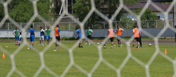 Тренировка Сборной Абхазии по футболу Тренировка Сборной Абхазии по футболу - Sputnik Аҧсны