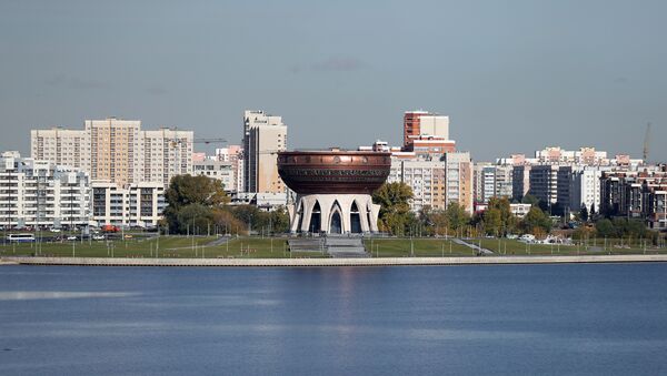 Вид на центр семьи Казан на набережной реки Казанки - Sputnik Абхазия