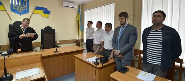 Кирилл Вышинский на суде - Sputnik Абхазия