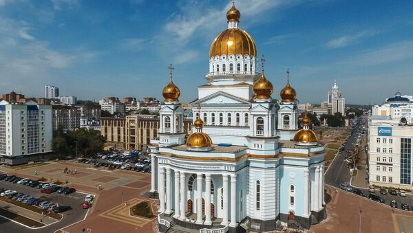 Кафедральный собор святого праведного воина Феодора Ушакова в городе Саранске - Sputnik Абхазия