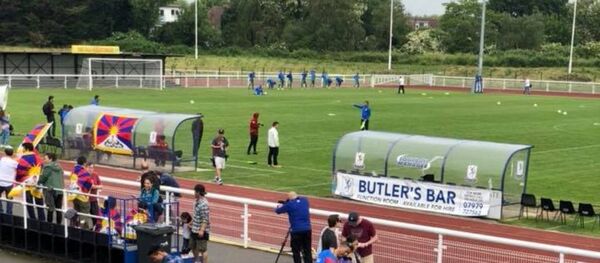 Перед началом матча между сборной Абхазии и сборной Тибета Перед началом матча между сборной Абхазии и сборной Тибета - Sputnik Абхазия