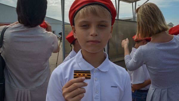 Юнармейцы приняли присягу в Абхазии  - Sputnik Абхазия