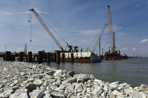 Строительство Керченского моста - Sputnik Абхазия