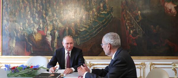 Рабочий визит президента РФ В. Путина в Австрию - Sputnik Абхазия