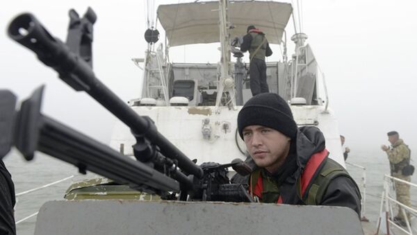 Сотрудники береговой охраны Украины - Sputnik Абхазия