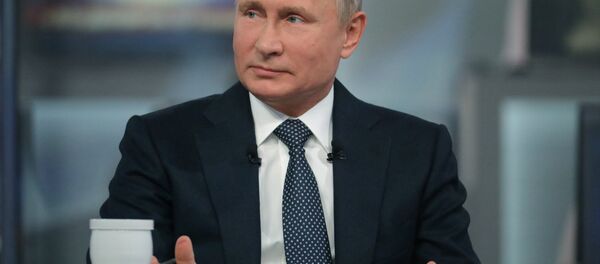 Прямая линия с президентом России Владимиром Путиным - Sputnik Абхазия