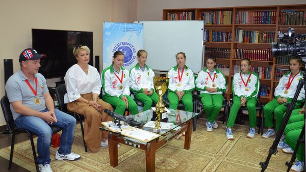Встреча со сборной Абхазии по волейболу - Sputnik Аҧсны