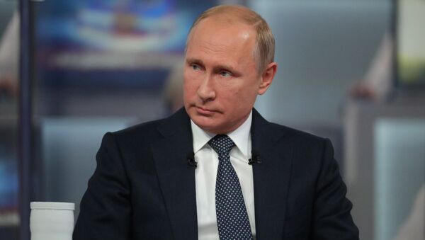 Прямая линия с президентом России Владимиром Путиным - Sputnik Абхазия