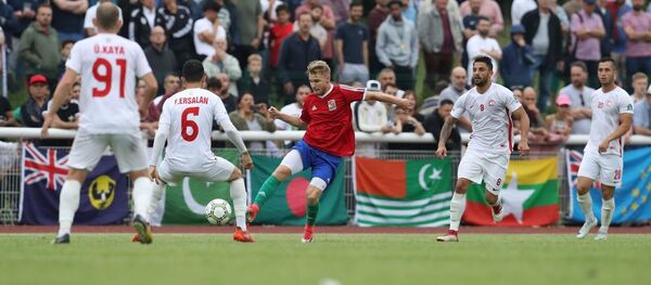 Матч между сборной Карпаталии и Северным Кипром на чемпионате ConiFA Матч между сборной Карпаталии и Северным Кипром на чемпионате ConiFA - Sputnik Абхазия