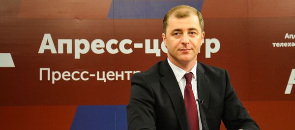 Пресс-конференция министра экономики Адгура Ардзинба на АТ Пресс-конференция министра экономики Адгура Ардзинба на АТ - Sputnik Абхазия