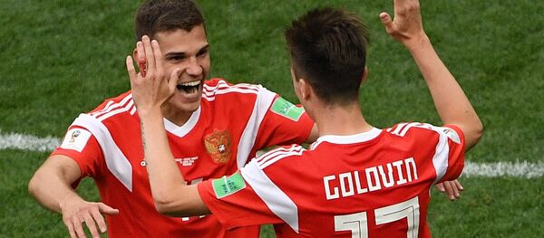 Футбол. ЧМ-2018. Матч Россия - Саудовская Аравия - Sputnik Аҧсны