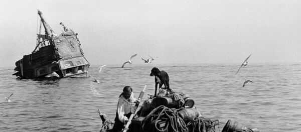 Сцена из кинофильма «Жизнь и удивительные приключения Робинзона Крузо». Сцена из кинофильма «Жизнь и удивительные приключения Робинзона Крузо». - Sputnik Абхазия