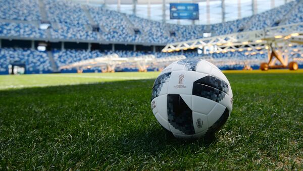 Футбольный мяч на стадионе - Sputnik Абхазия