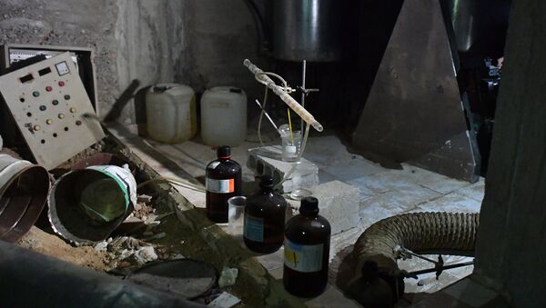 Химлаборатория боевиков в сирийском городе Дума - Sputnik Абхазия