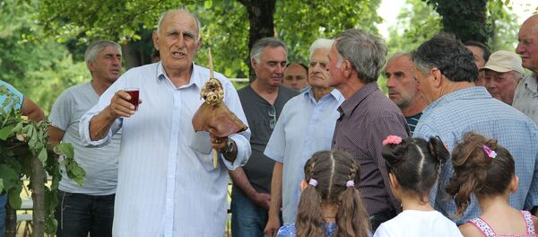 Празднование одного из старейших праздников абхазов Ацуныҳәа в селе Дурипш Празднование одного из старейших праздников абхазов Ацуныҳәа в селе Дурипш - Sputnik Аҧсны