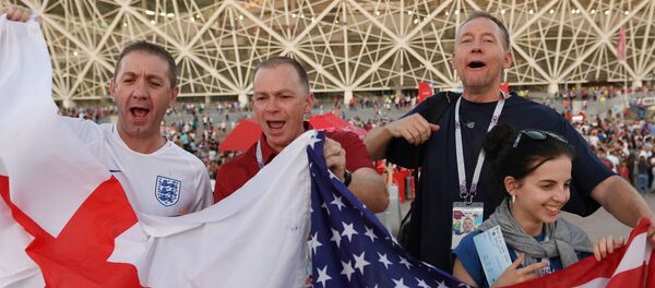 Болельщики перед матчем ЧМ-2018 по футболу между сборными Туниса и Англии - Sputnik Абхазия