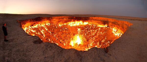 Газовый кратер Дарваза в Туркмении - Sputnik Абхазия