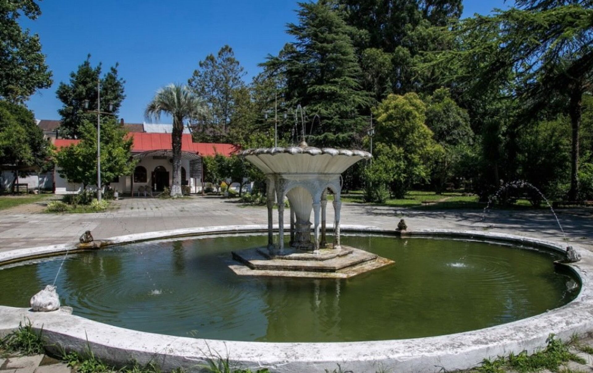 Сухуми парк с фонтанами