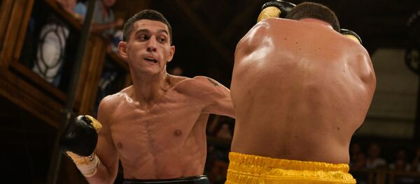 Игорь Адлейба во время боя - Sputnik Абхазия