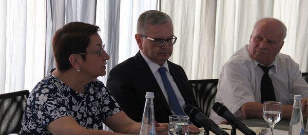 Встреча посола России в Абхазии Алексея Двинянина с Общественной палатой Абхазии - Sputnik Абхазия