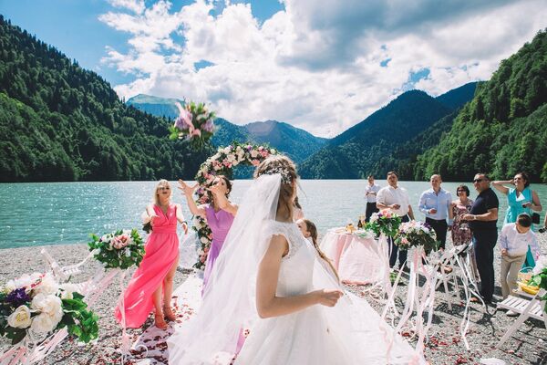 Свадебная церемония в Абхазии