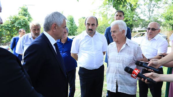Рабочая поездка президента Рауля Хаджимба в Дранду - Sputnik Абхазия