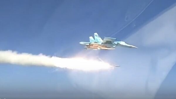 Су-34 уничтожил корабль террористов сверхзвуковой ракетой - Sputnik Абхазия