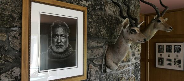 Ein Portrait von Ernest Hemingway. Archivfoto Ein Portrait von Ernest Hemingway. Archivfoto - Sputnik Абхазия