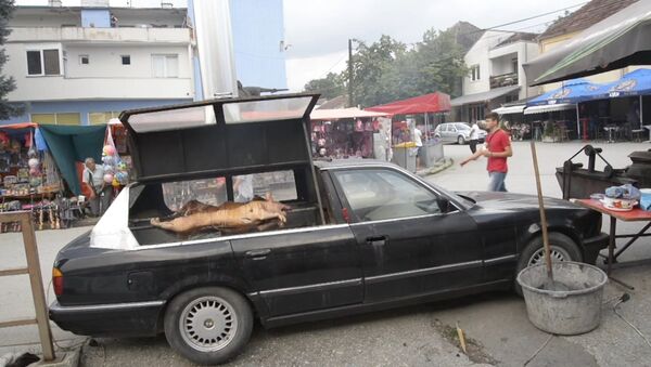 Гриль на колесах соорудил житель Сербии - Sputnik Абхазия