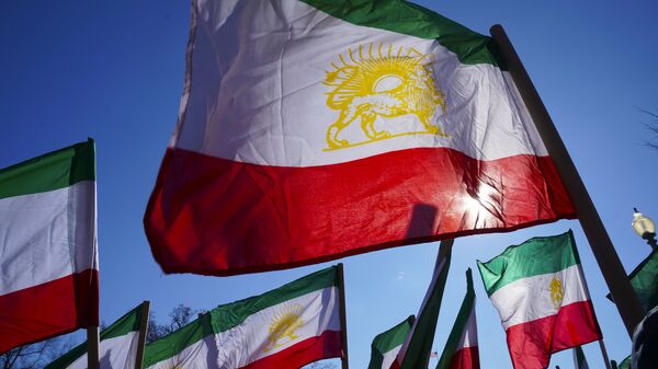 Флаги Ирана, фото из архива - Sputnik Абхазия