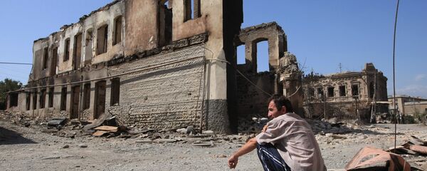 Цхинвал после разрушений - Sputnik Абхазия