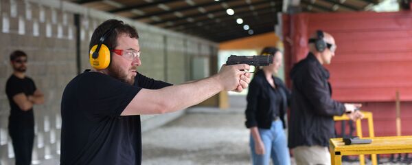 Абхазский стрелковый клуб в Ачандаре Абхазский стрелковый клуб в Ачандаре - Sputnik Абхазия