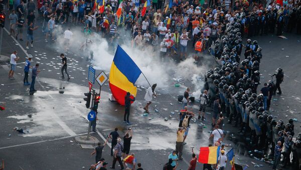Акции протеста в Бухаресте - Sputnik Абхазия