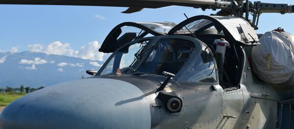 Тактические учения на российской военной базе в Абхазии Тактические учения на российской военной базе в Абхазии - Sputnik Абхазия