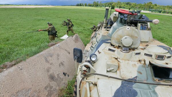Тактические учения на российской военной базе в Абхазии - Sputnik Абхазия