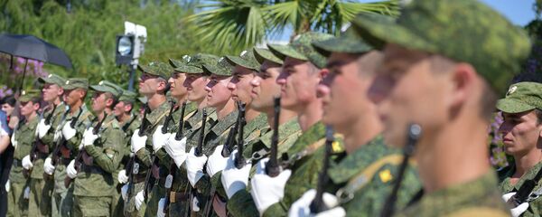 Принятие присяги курсантами, поступившими в военные вузы России Принятие присяги курсантами, поступившими в военные вузы России - Sputnik Абхазия