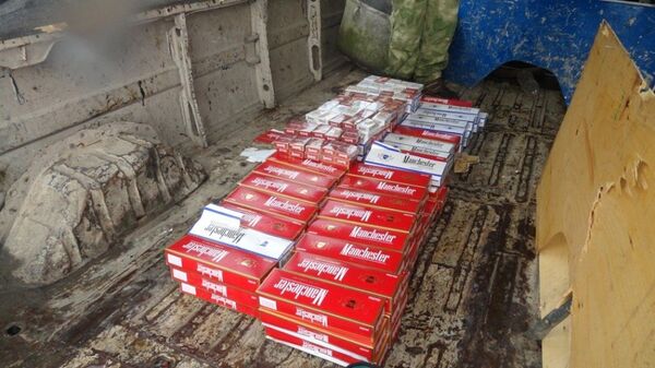Партия табачной продукции в количестве 109 блоков сигарет марки Manchester (1090 пачек), предназначавшаяся для реализации на территории Грузии - Sputnik Абхазия