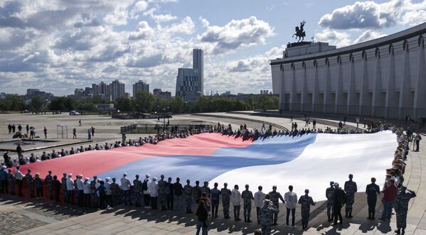 Празднование Дня государственного флага России - Sputnik Абхазия