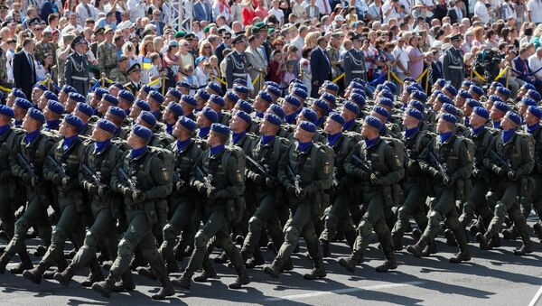 Военный парад в честь Дня независимости в Киеве - Sputnik Абхазия