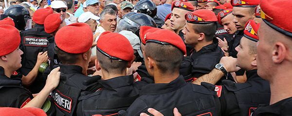 Акция протеста с требованием отставки правительства в Кишиневе, Молдавия. 26 августа 2018 - Sputnik Абхазия