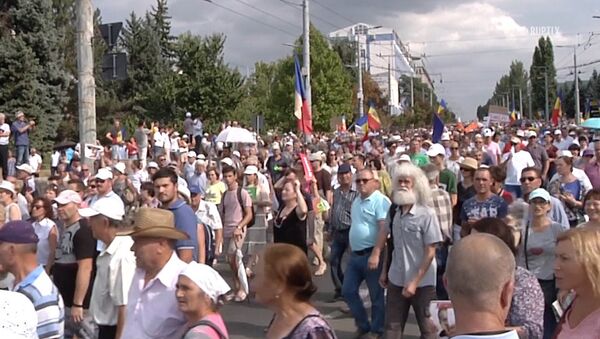 Многотысячные протесты в центре Кишинева - Sputnik Абхазия