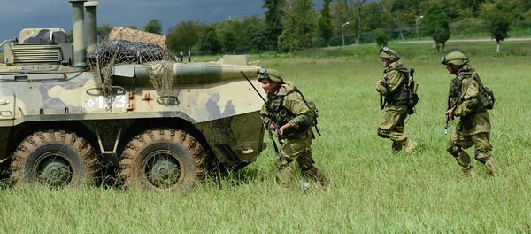 Ротные тактические группы российской военной базы ЮВО в Абхазии Ротные тактические группы российской военной базы ЮВО в Абхазии - Sputnik Абхазия