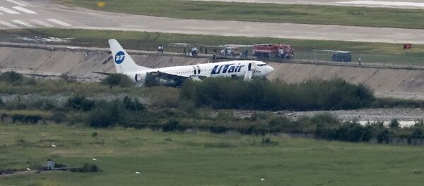 Самолет Boeing 737-800 авиакомпаниии Utair, рейса Москва - Сочи Самолет Boeing 737-800 авиакомпаниии Utair, рейса Москва - Сочи - Sputnik Абхазия