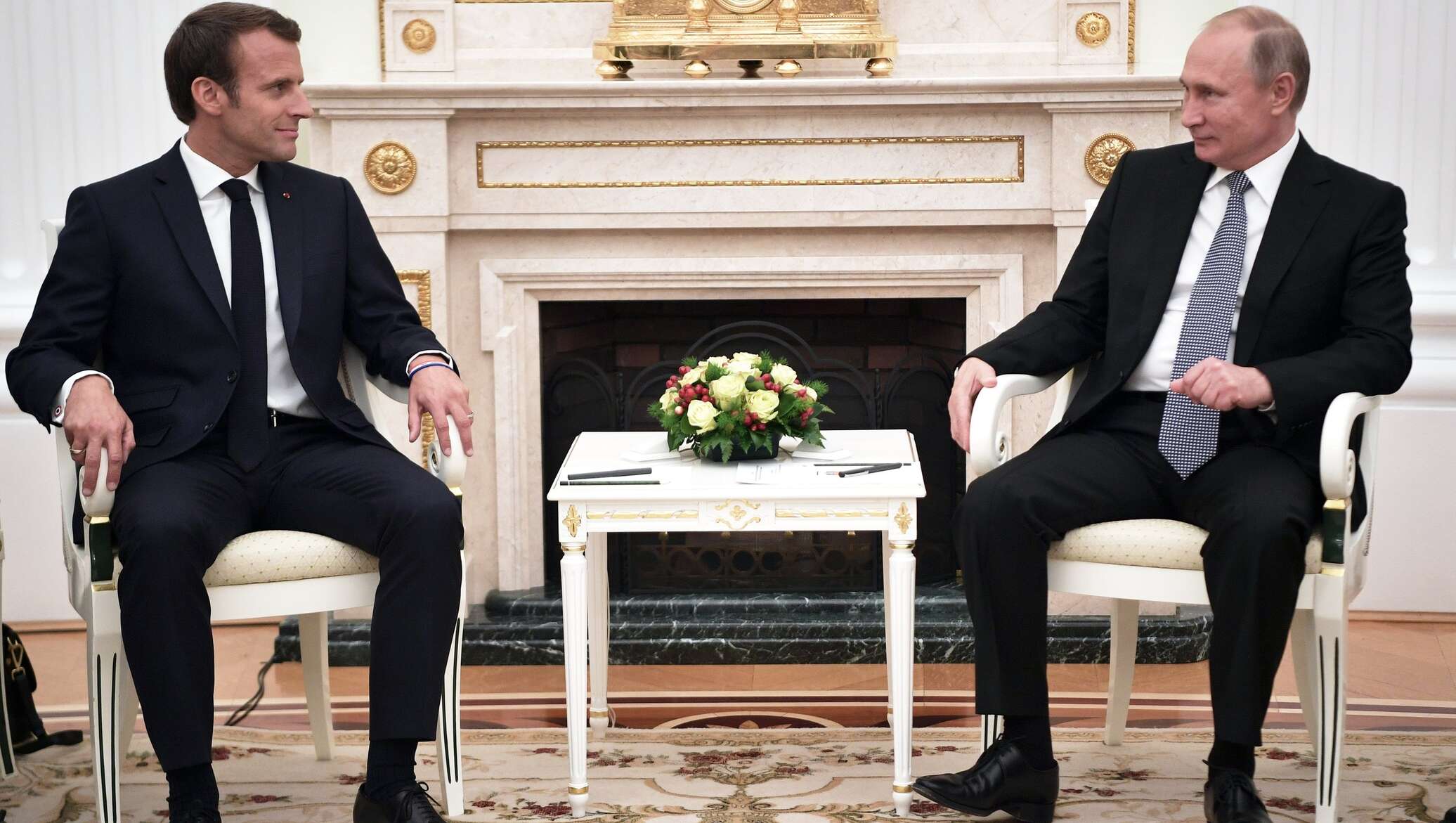 Фото Путина И Макрона