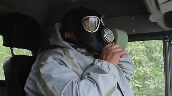 Учение с подразделениями РХБ защиты Центрального военного округа - Sputnik Абхазия
