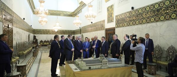 Хаджимба посетил исторические места Сирии Хаджимба посетил исторические места Сирии - Sputnik Аҧсны