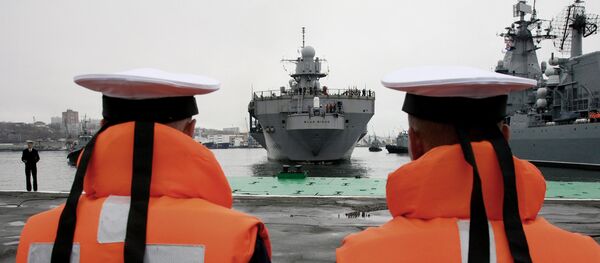 Прибытие корабля ВМС США Блю Ридж во Владивосток - Sputnik Абхазия