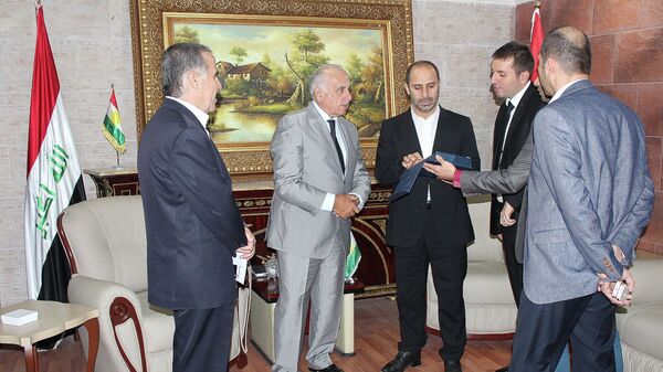 Делегация ТПП Абхазии во время визита в Иракский Курдистан  - Sputnik Абхазия